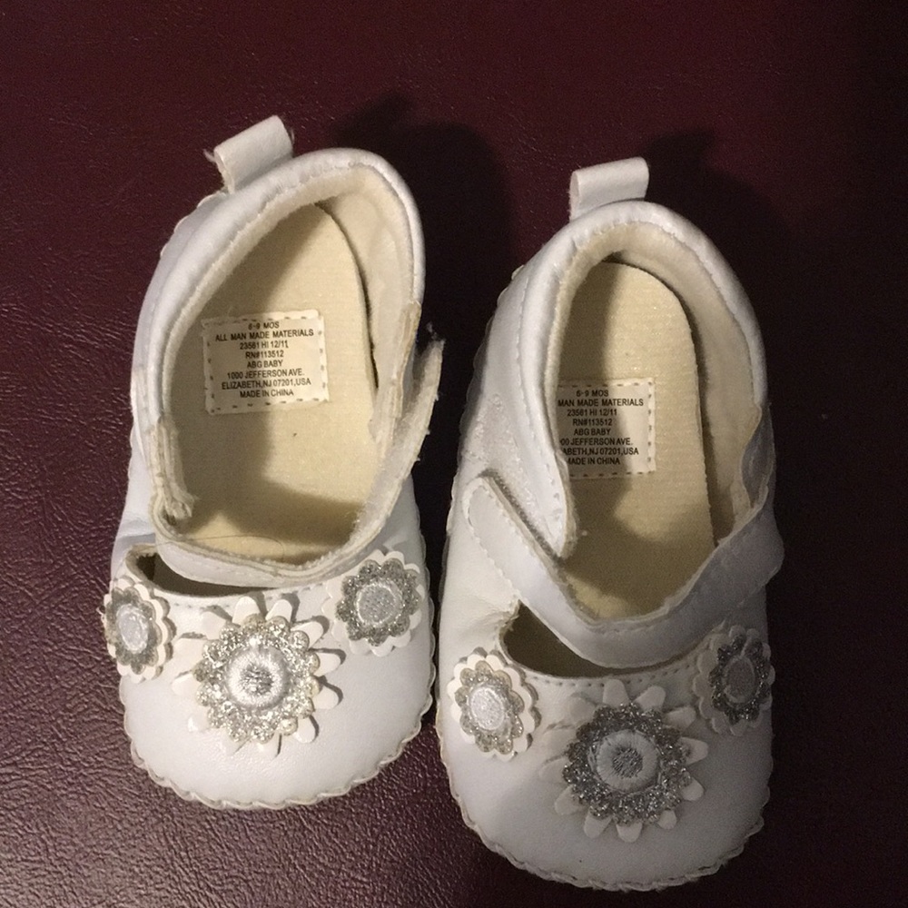White crib shoes free with bundle!